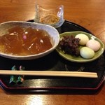 茶房 とみや - わらび餅with白玉