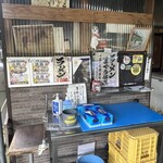 ラーメン河 - メニュー　右端のクリップボードに名前.人数を記入