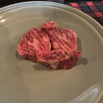 くいしんぼー山中 - 和風ステーキ 生肉