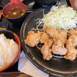 けんちゃん食堂 - 唐揚げ定食