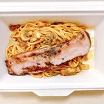 エッグボード - 料理写真:ナポリタン(M)、ベーコンスライストッピング