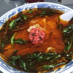 満州ニラら～めんの店 さかえや - 満州ニララーメン（中・アップ）