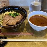 麺屋 梅ノ木 - 辛味噌つけ麺(1350円込)
