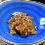 御宿 海舟 - イカのもろ味噌和え「あ！これいける」はお店オリジナル料理