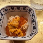 すし凛道 - ウニとイクラの小丼　