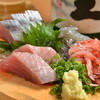 六文銭 - 料理写真:刺身3点盛り　780円