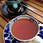 大江ノ郷自然牧場　ココガーデン - アールグレイ、ホットコーヒー