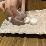 こびとカフェ - おしぼり