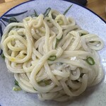 谷川米穀店 - 釜玉うどん混ぜてみました