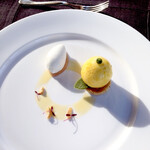 ブルガリ イル・リストランテ ルカ・ファンティン - マンダリンムース　ヨーグルトのジェラート