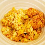 ズーカフェ - チャーハン&からあげ（750円）