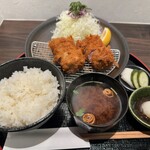 とんかつ とん米 - ヒレカツ定食　1680円(税込)