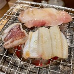 しんのすけ - 炭焼き…ひいか、穴子、天然とらふぐ