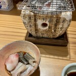 しんのすけ - 炭焼き…ひいか、穴子、天然とらふぐ