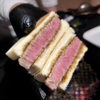 焼肉 牛印 新宿店 - シャトーブリアンカツサンド