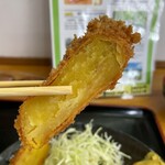 とんかつ 栄ちゃん - 甘さが抜群、ほくほくしてる