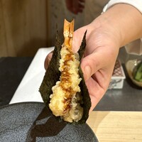 浅草橋 鮨 うらおにかい - 海老天海苔巻き