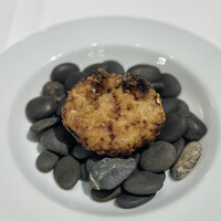 ウシマル - ①夷隅産モクズガニ甲羅焼き