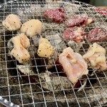 七輪焼鳥バル FUNKY JUNK FULL CHICKEN - 備長炭焼き