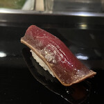 金寿司 - 鮪の漬け　グラデーションが美しい