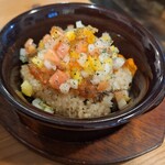 SHUCKER’S - オーブン焼き牡蠣ご飯チリソース&サルサタコライス風