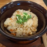 オーブン焼き牡蠣ご飯醤油バター