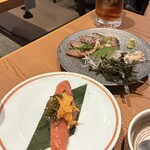 博多もつ鍋前田屋 博多店 - しめ鯖と明太子