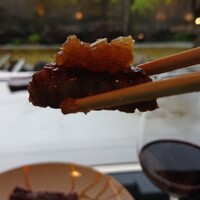鉄板焼 舞 - カットされた伊万里牛のイチボ