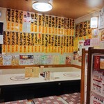 つばめや - 壁メニュー