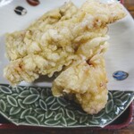 ヨコクラうどん - ゲソ天