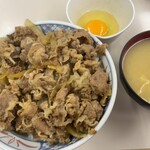 サンボ(牛丼大盛みそ汁玉子)