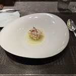 レストラン リューズ - 雲丹豆腐と蟹