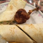 インド料理 パリワル - カティロール(¥500)とチキンロリポップ(¥200)