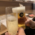 旬路 松田 - スパークリングワイン・生ビール