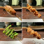 YAKITORI 燃 es - つくね、ひざ軟骨、ししとう、ぼんじり