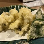 旬路 松田 - 鱧の天ぷら