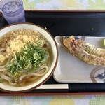 丸池製麺所 - かけ_ゲソ天