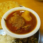 インディアン・レストラン　ロタ - マトンとジャガイモのカレー
