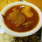 インディアン・レストラン　ロタ - マトンとジャガイモのカレー