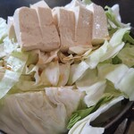 玉山支所前食堂 - ホルモン鍋（アップ）