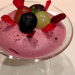 シェ草間 - パンナコッタと葡萄のゼリー