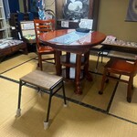 水都 島原かんざらし喫茶 - テーブル席。