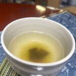 水都 島原かんざらし喫茶 - 島原産昆布と島原製の梅。
