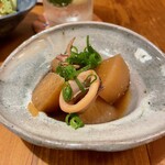 腹ぺこ　むっこ - 大根 染みてます心にも イカ柔らかっ！ヤリイカ大根煮