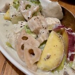 腹ぺこ　むっこ - 鶏団子と旬野菜のクリーム煮