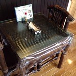 季逢庵 - 201405　季逢庵　テーブルは・・・こんな感じ