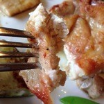 季逢庵 - 201405　季逢庵　★お肉料理（1100円）★若鶏と彩り野菜のロースト