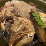 家族とすごす白浜の宿 柳屋 - タイのアラ煮