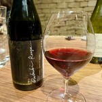 ラ・トォルトゥーガ - グラスワインでもう一杯。こちらは長野南向醸造 のoretachi rouge。スペインとフランスがメインのこのお店におくのに相応しい、メルローとカベルネのブレンド古樽熟成酒。美味しかった！
