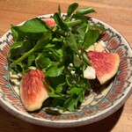 阿佐ヶ谷バードランド - 阿佐ヶ谷バードランド(クレソンとイチジクのサラダ)